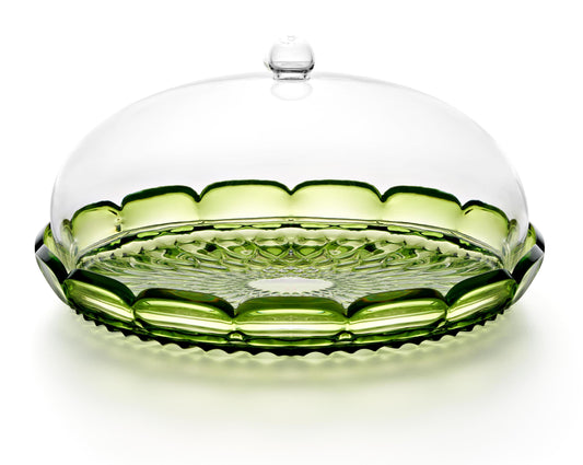 'VANITY' Cake Serving Set Water Lily Green