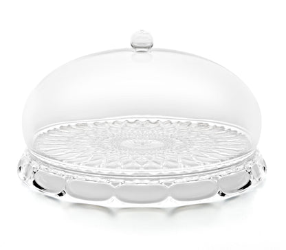 'VANITY' Cake Serving Set Clear
