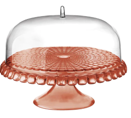 Cake stand with dome Tifanny