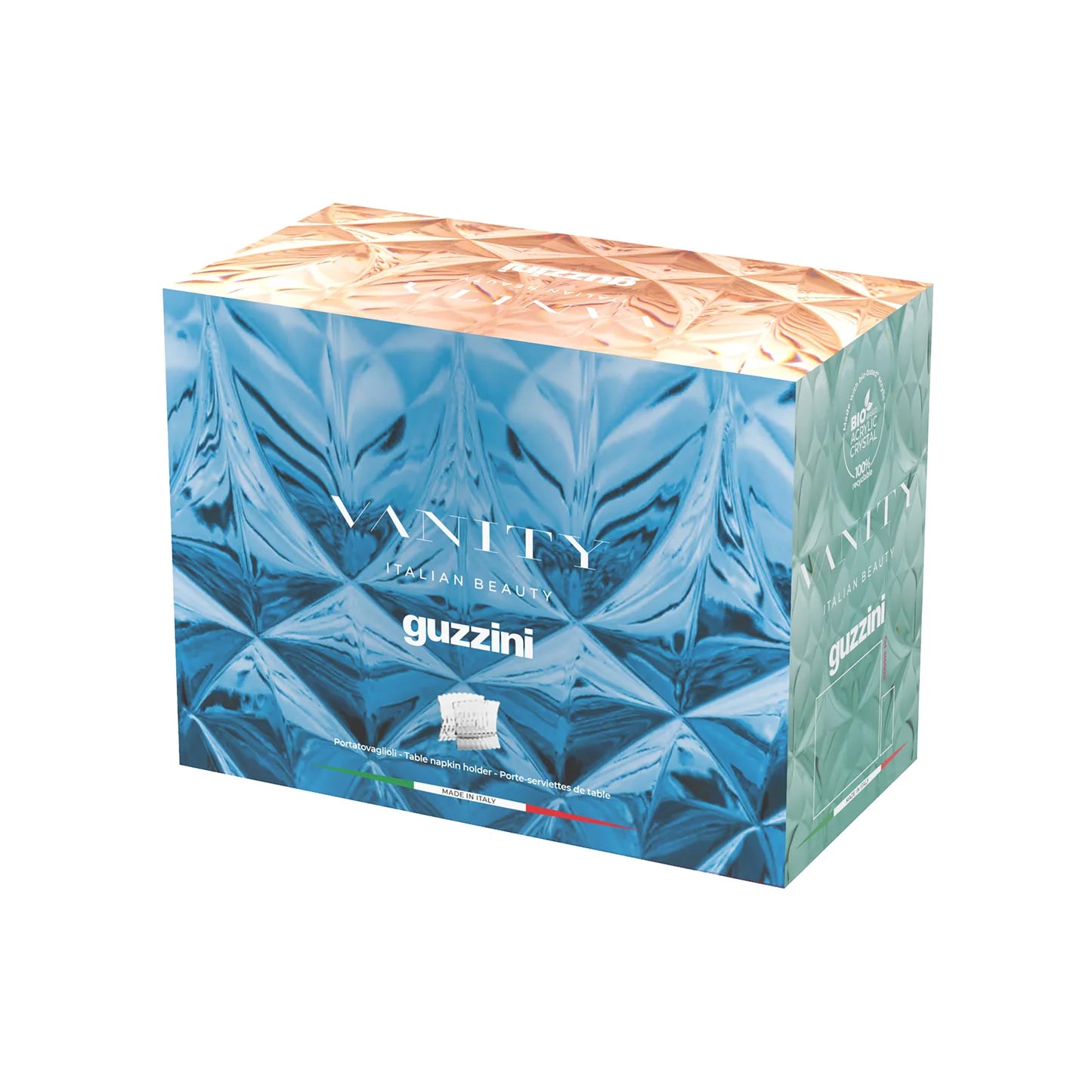 'VANITY' Table Napkin Holder Matcha Green