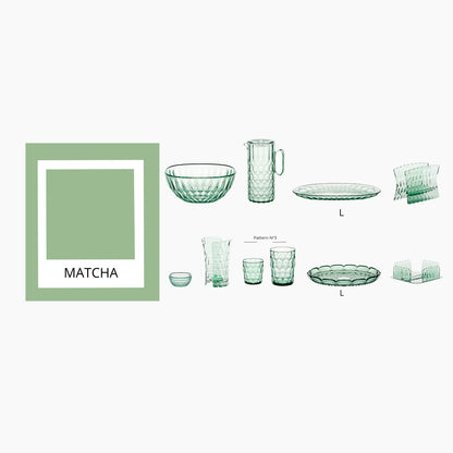 'VANITY' Table Napkin Holder Matcha Green