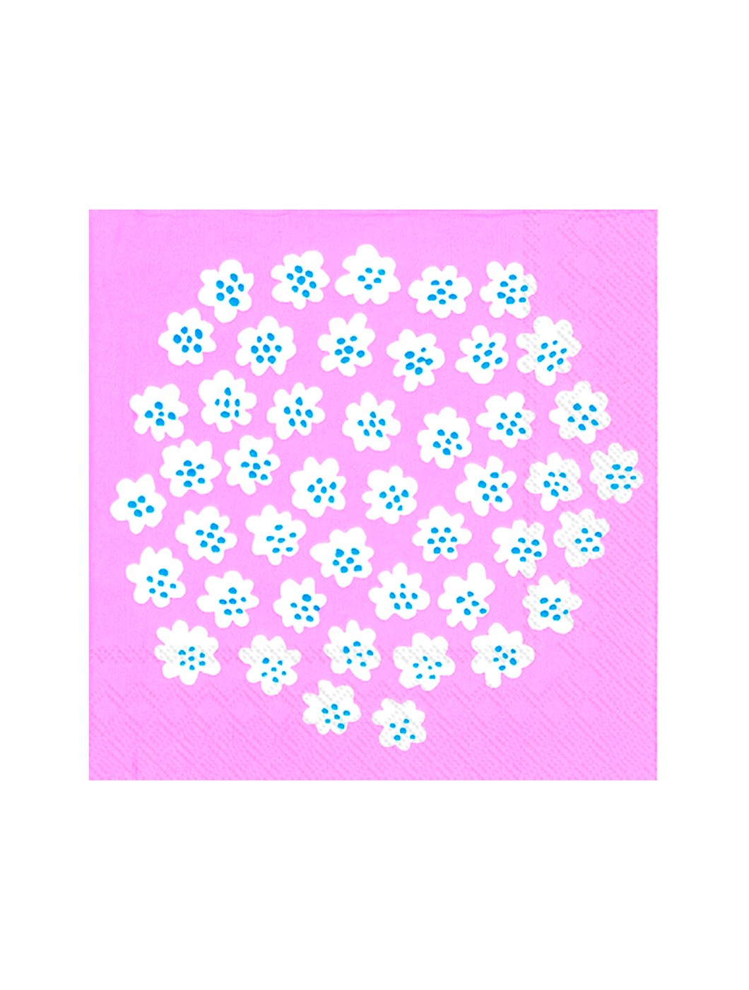 Lunch Paper Napkin Marimekko Puketti (Light rose)