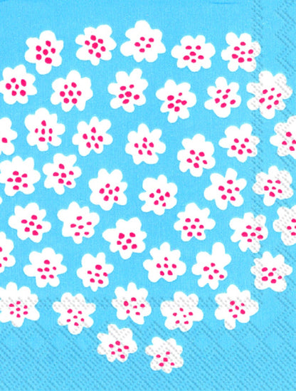 lunch paper napkin Marimekko Puketti (Red)