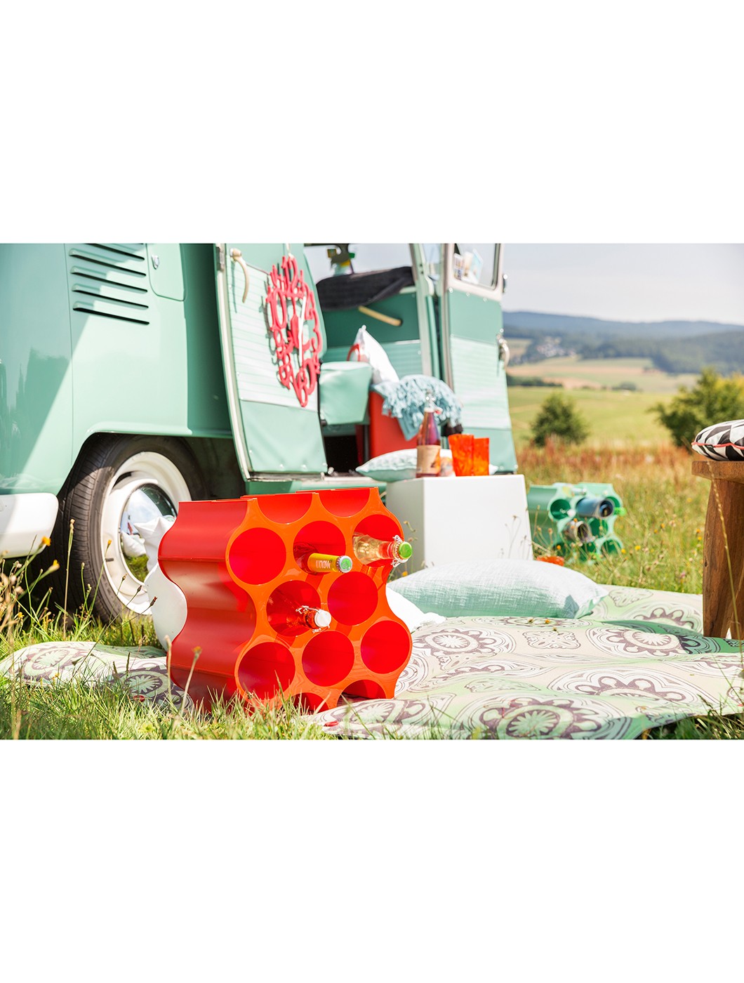bottle rack SET UP by KOZIOL (white)